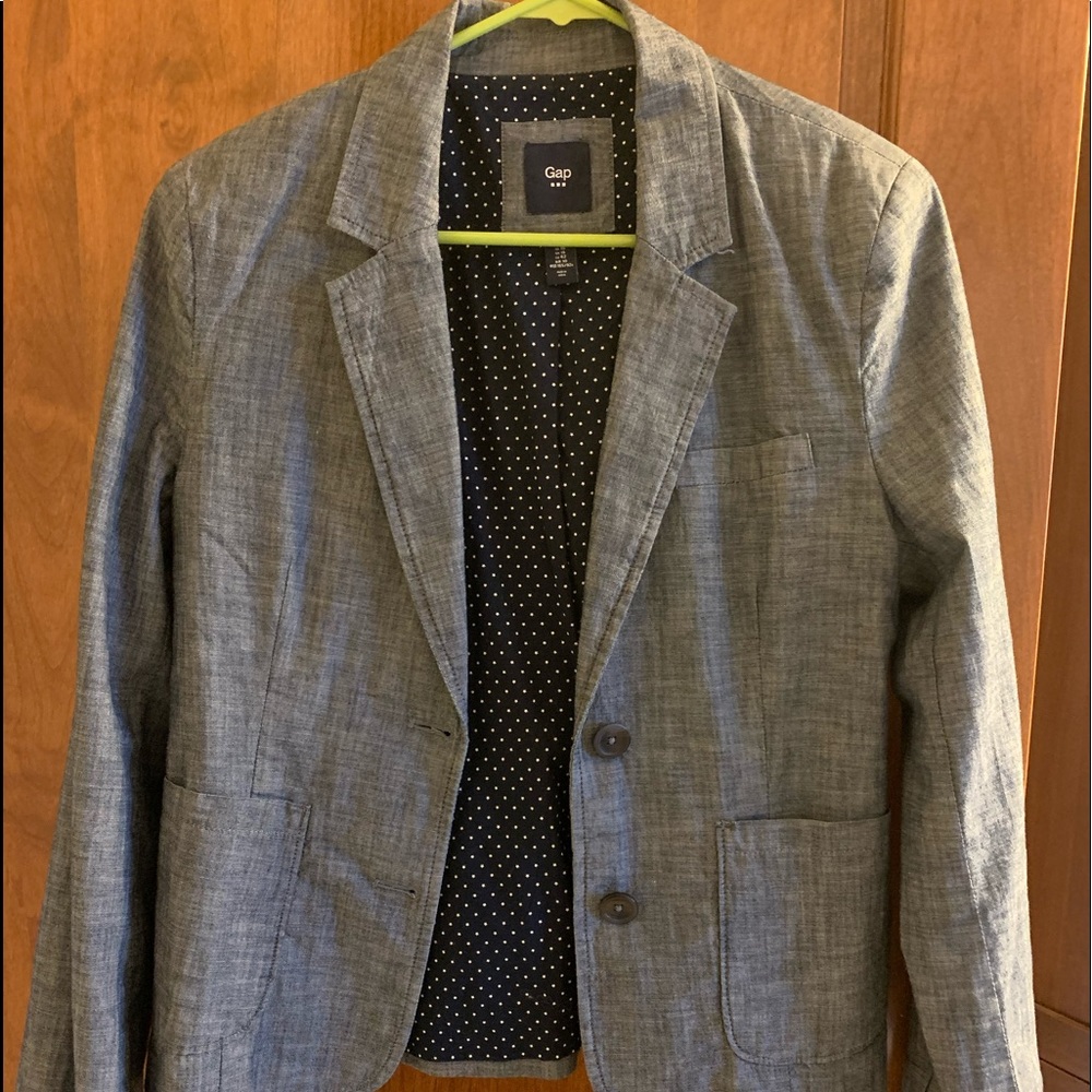 Chambray Gap Blazer